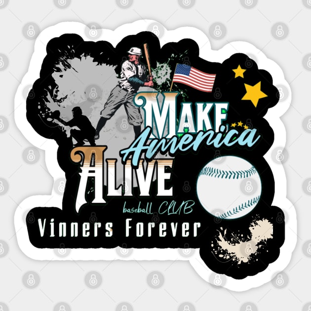 Make America Alive Sticker by J.Tailor